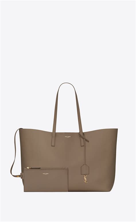 ysl shopping tote taupe|ysl paniers and totes sale.